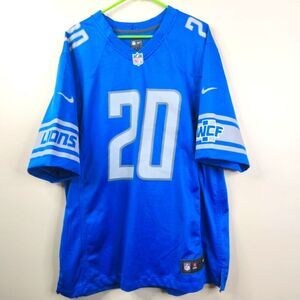 NFL Players Nike Detroit Lions On-Field Barry Sanders Honolulu Blue Jersey XXL